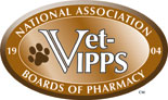 VETERINARY-VERIFIED INTERNET PHARMACY PRACTICE SITES(CM) Online Veterinary Pharmacy Services. PetCareRx has earned Veterinary-Verified Internet Pharmacy Practice Sites(CM) (Vet-VIPPS(CM)) accreditation through the National Association of Boards of Pharmacy® (NABP®).